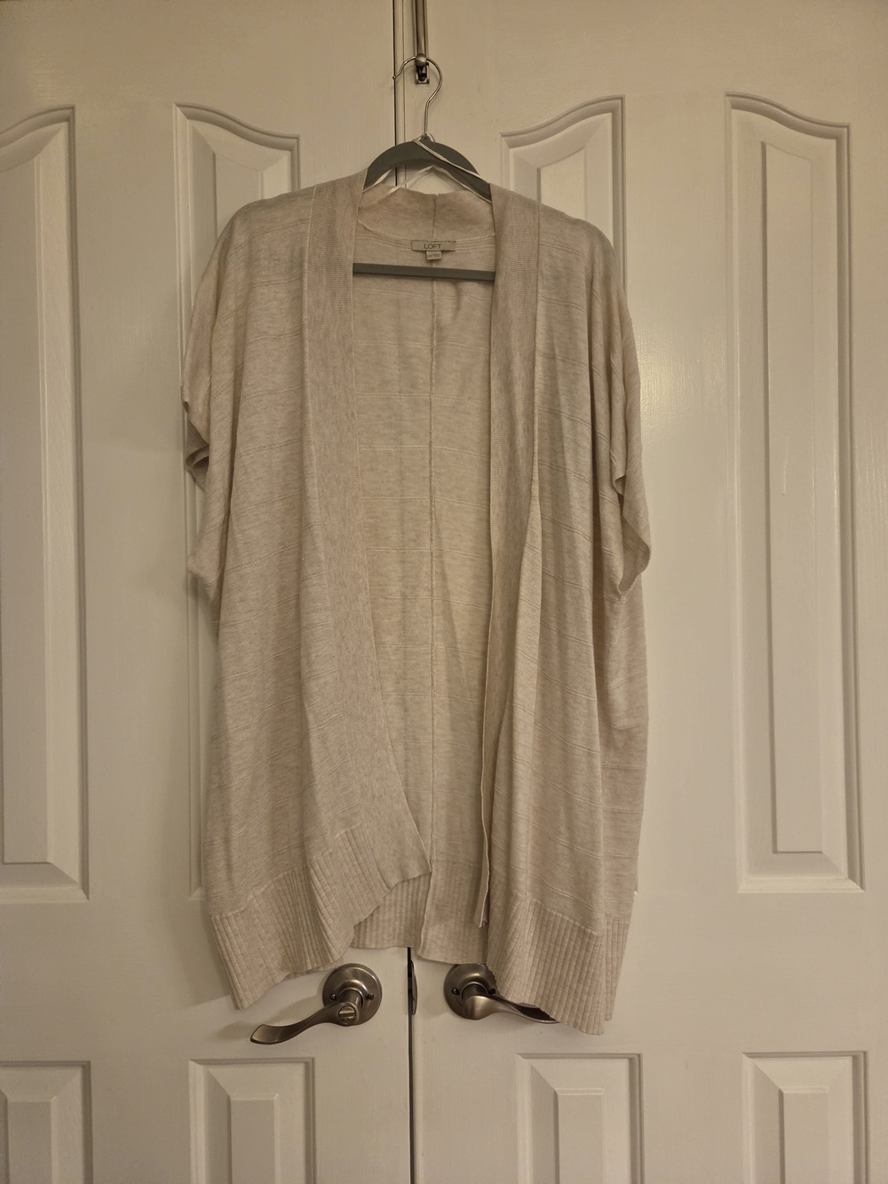 LOFT Light Beige Kimono Wrap